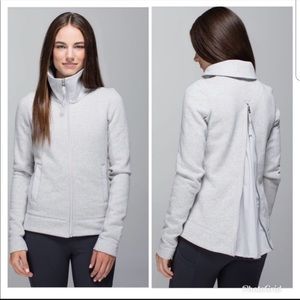 Lululemon Gray EnRoute Jacket W/back zipper